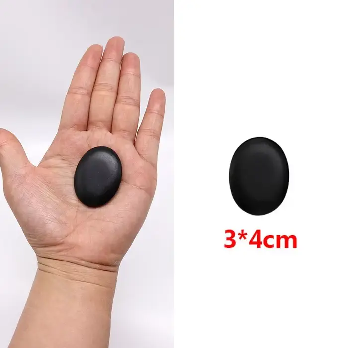 Pierres de massage volcaniques énergétiques en basalte pour le corps, soin beauté et santé, pierres 