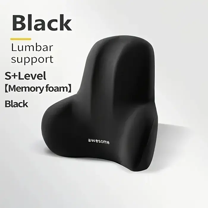 Coussin de dossier lombaire en mousse à mémoire de forme