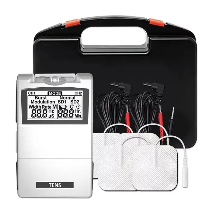 Machine numérique TENS EMS, masseur, stimulateur musculaire à impulsion électrique pour le dos et le