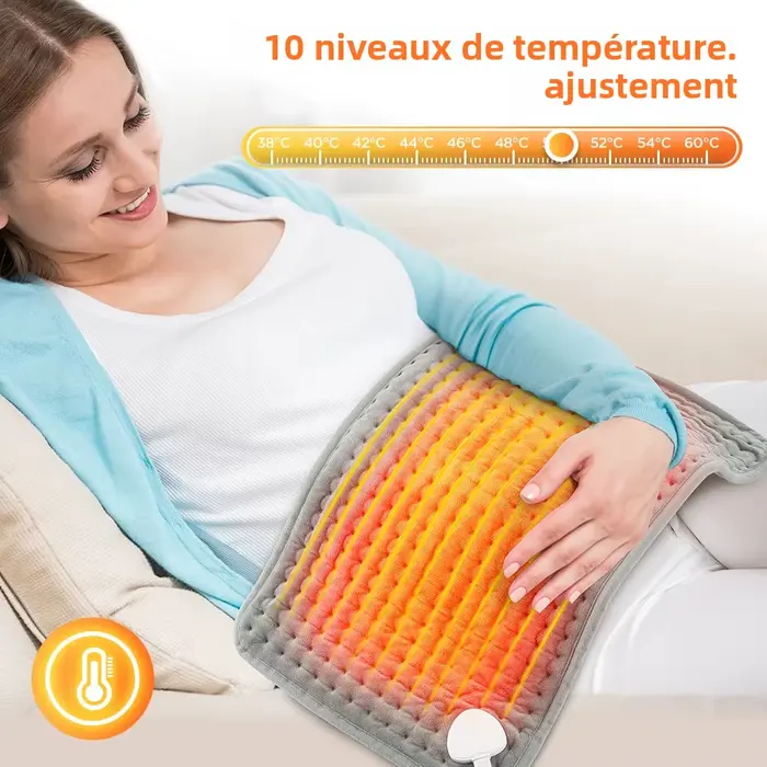 Coussin chauffant électrique 30x60cm