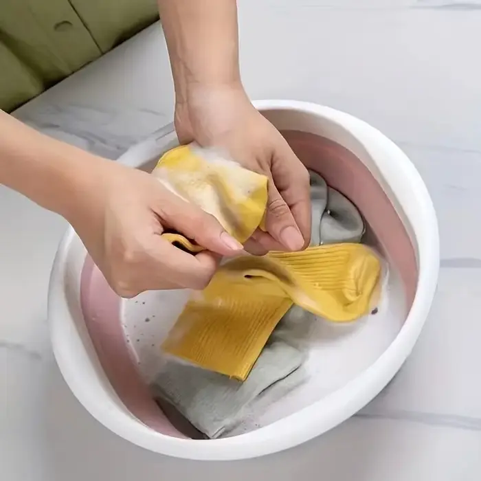 Bassin de bain de pieds pliable