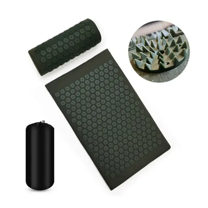 Tapis de massage et coussin d'acupression pour yoga et Pilates