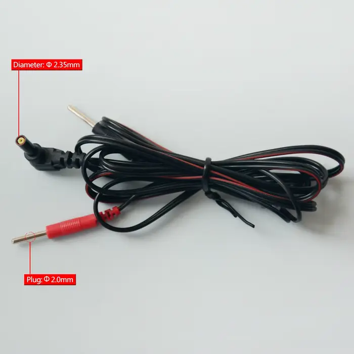 Câbles de plomb TENS d'électrode de remplacement