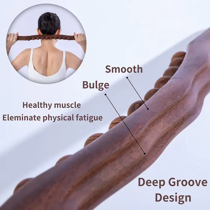 Masseur de Drainage lymphatique en bois