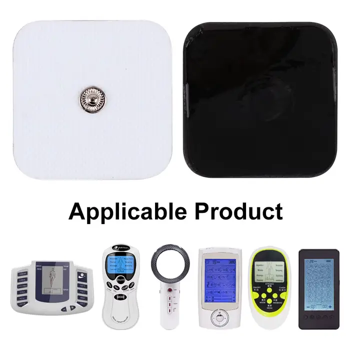 Électrode Tens de physiothérapie ​ Coussinets Gel conducteur thérapeutique pression d'impulsion électrique Compex stimulateur musculaire patchs de Massage