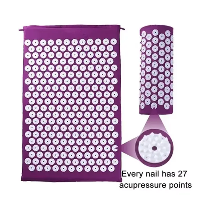 Tapis de massage et d'acupression à picots pour Yoga