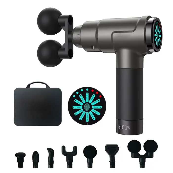 Pistolet de Massage musculaire 50w haute puissance 1500mAh pistolet de Fascia de Massage profond éle
