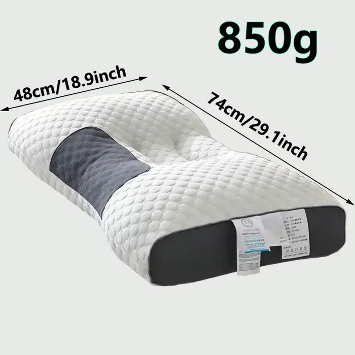 Oreiller cervical pour aider à dormir et protéger le cou, orthopédique domestique en Fiber de soja,