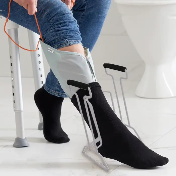 Dispositif d'aide au chaussette de Compression amélioré