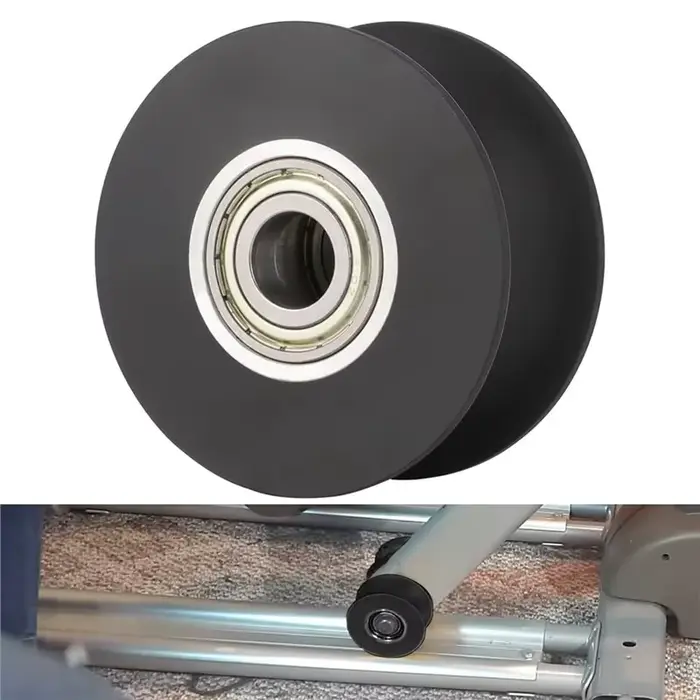Roues de Roulement Elliptiques Silencieuses en Polyuréthane, Accessoires de Poulie pour Équipement de Fitness, Pièce de Rechange