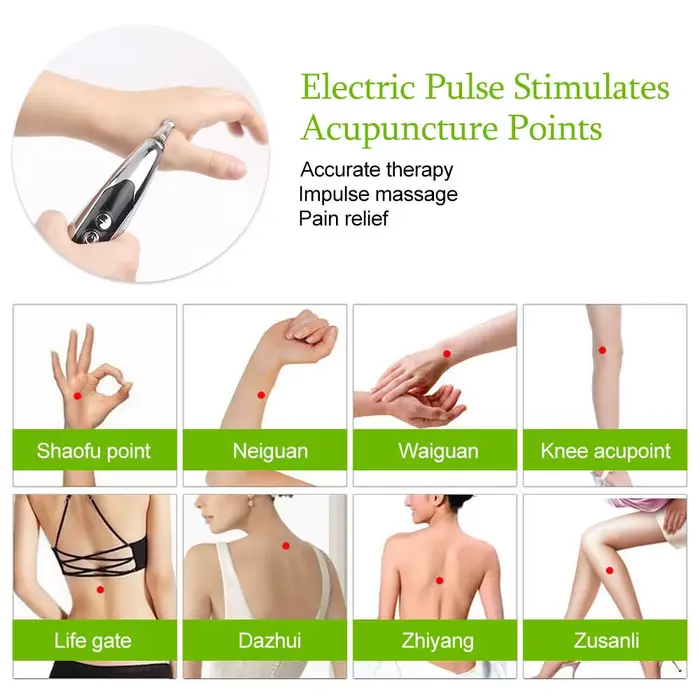 Stylo d'acupuncture électronique rechargeable