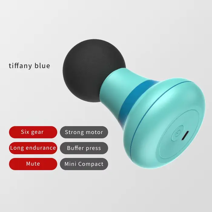 Pistolet de massage électrique USB avec 6 modes de réglage pour le massage du cou, des épaules et du