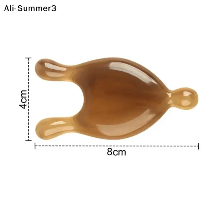【Au】【A3】Peigne de massage en résine Guasha pour le visage et les yeux