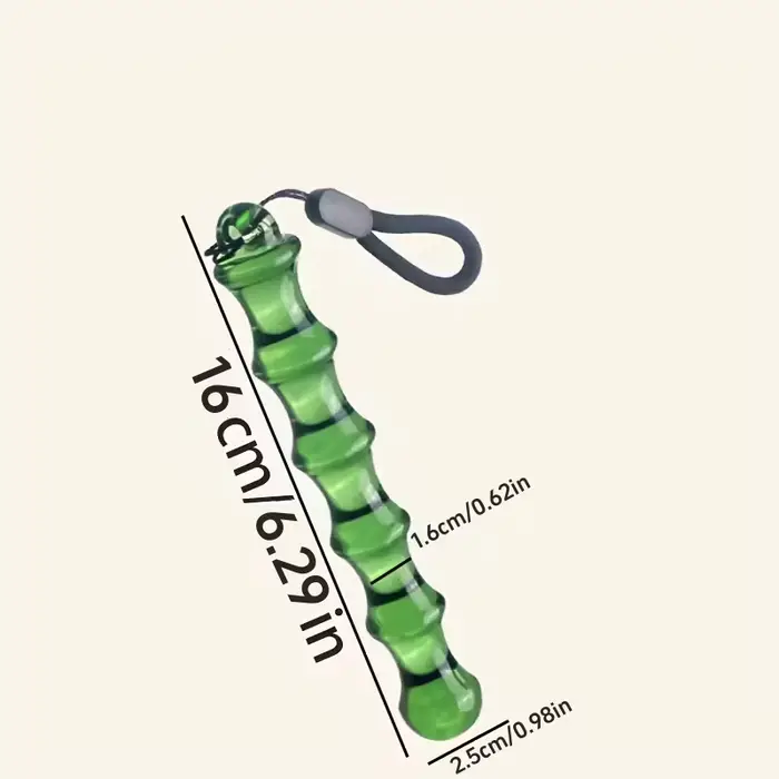 Bâton de Massage en Jade, 16cm, lisse, sans épines, méridien, points d'acupuncture, Relaxation muscu