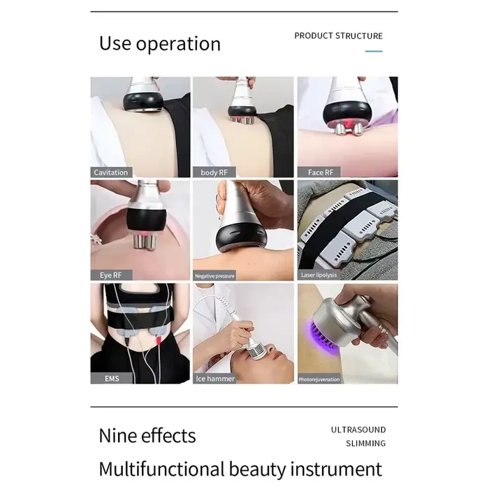Lifting de la peau RF par cavitation Lipolaser