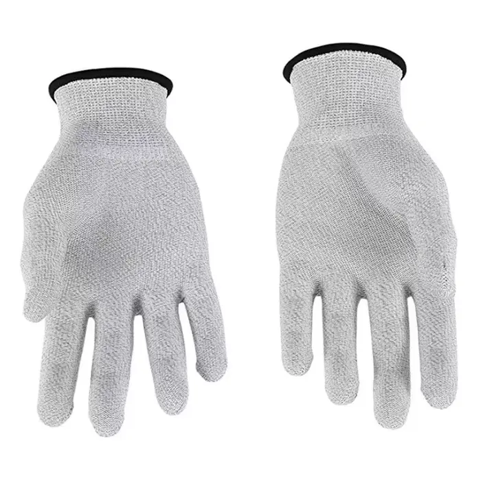 Offre spéciale TENS/EMS gants de Massage 4 Mode stimulateur musculaire de la paume Portable beauté physiothérapie poche soulagement de la douleur masseur gant