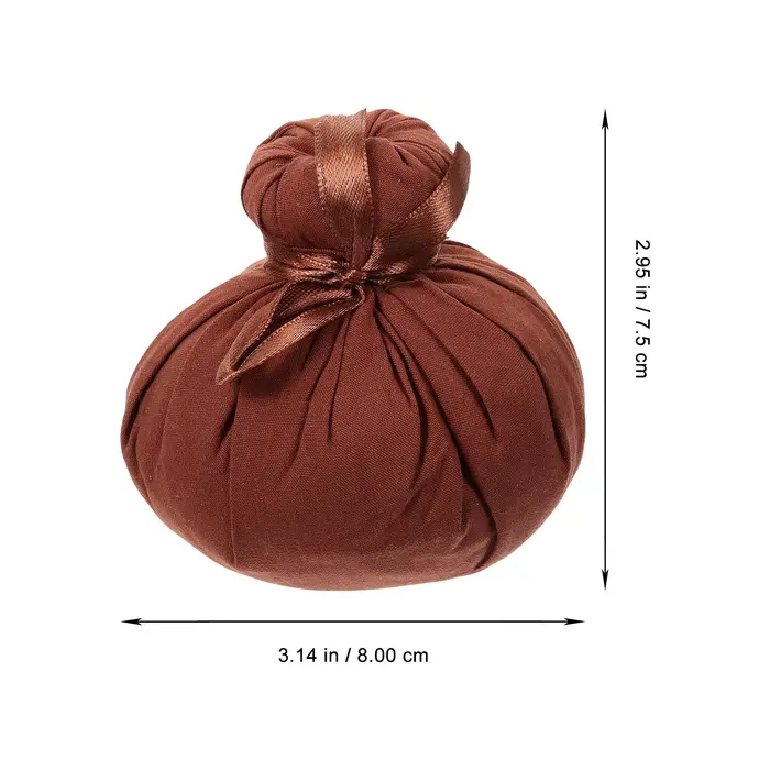 2 pièces boule chinoise Massage thaïlandais compresse à base de plantes Compression sac chauffant paquet bain Spa