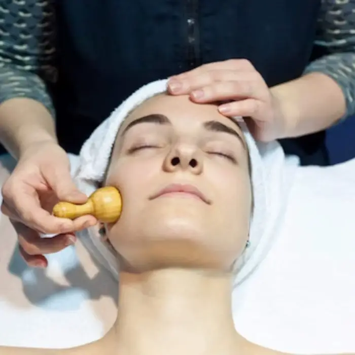 Masseur de Spa en bois pour le visage
