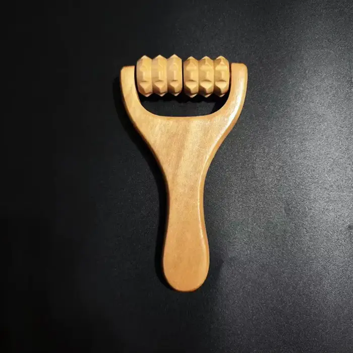 Mini masseur à rouleaux en bois, outil de Massage universel pour les mains, les cou, les épaules et 