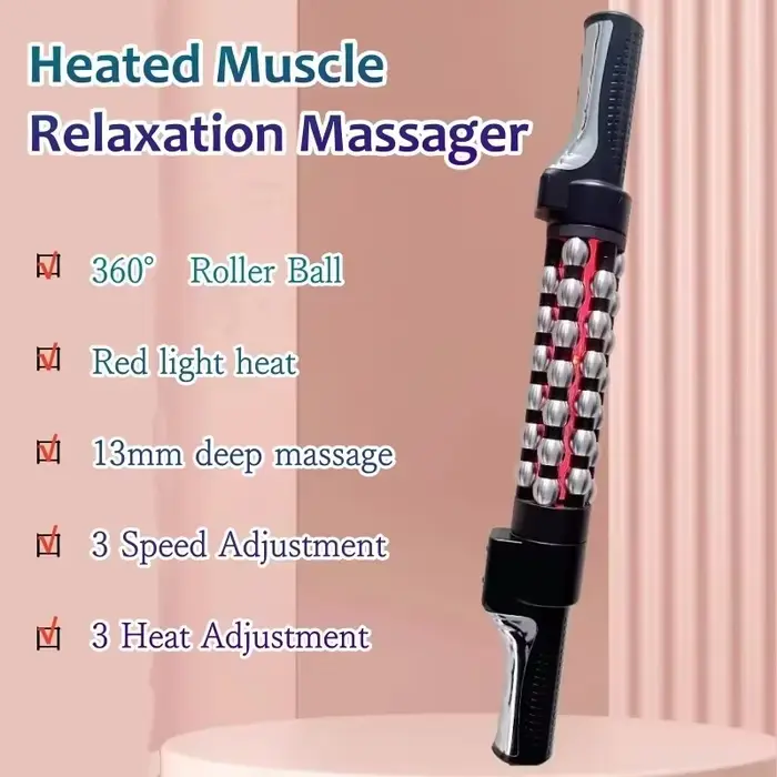 Appareil de massage chauffant à lumière rouge