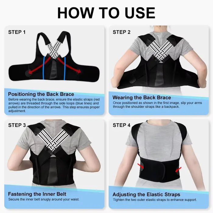 Correcteur de posture pour femmes et hommes