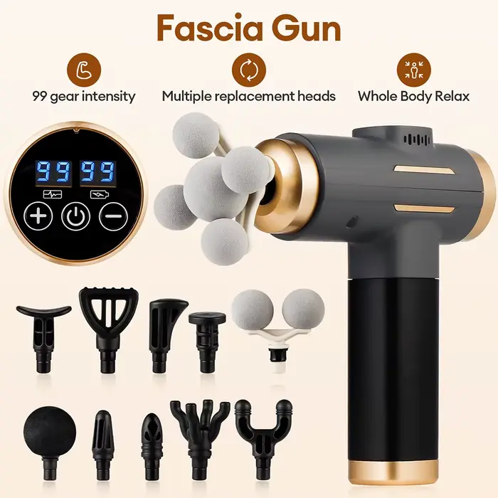 Pistolet de Massage électrique 11 en 1