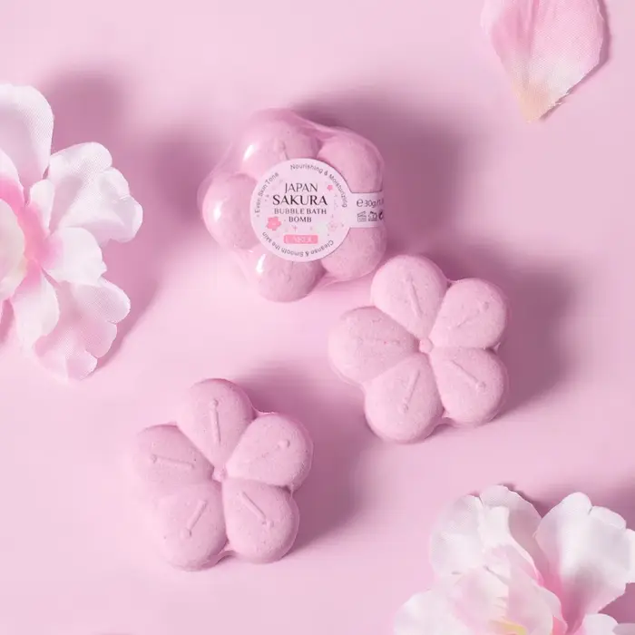 LAIKOU Sel de bain japonais à la fleur de cerisier pour le corps