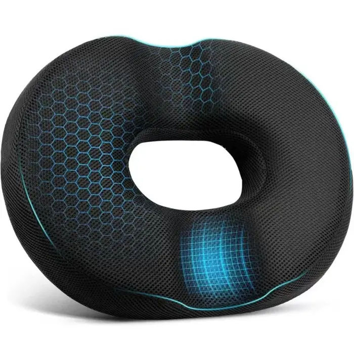 Coussin de siège en forme de donut pour hémorroïdes