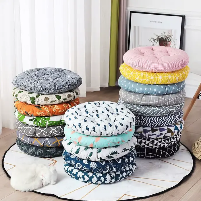 Coussin Rond Épais Anti-Irritation pour Bureau