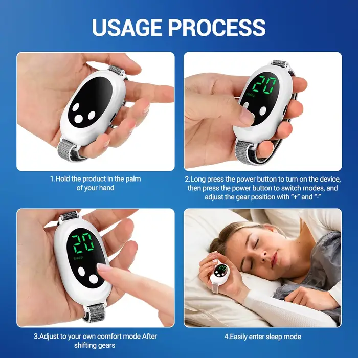 Appareil de sommeil intelligent 2 modes 20 niveaux d'intensité soulagement de l'anxiété neurologique