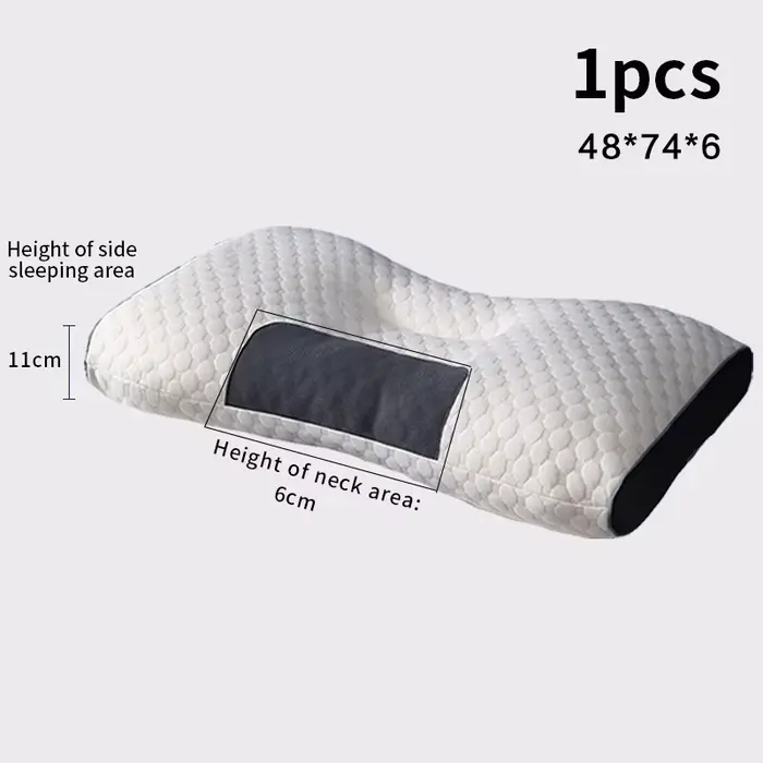 Oreiller cervical pour aider à dormir et protéger le cou, orthopédique domestique en Fiber de soja, 