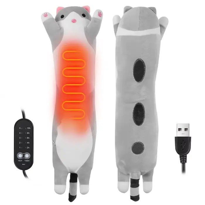 ‌ Oreiller chauffant électrique alimenté par USB