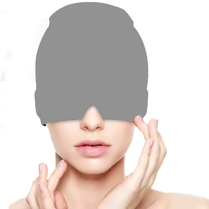 Pain de tête soulagement de la Migraine chapeau Gel glace compresse froide thérapie casquette glace 