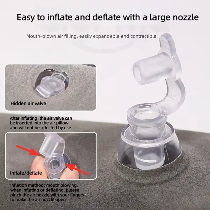 Oreiller de voyage gonflable