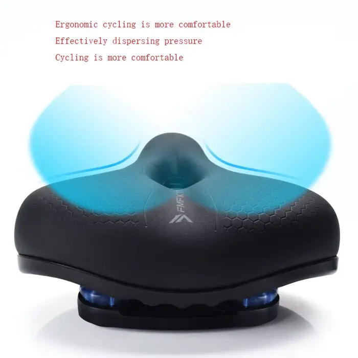 FMFXTR Coussin de siège de vélo – Mousse à mémoire de forme épaisse et housse de selle imperméable pour vélos de montagne – Confort absorbant les chocs