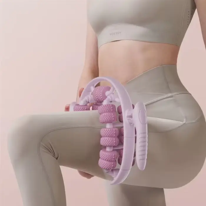 Masseur de jambes avec 26 roues