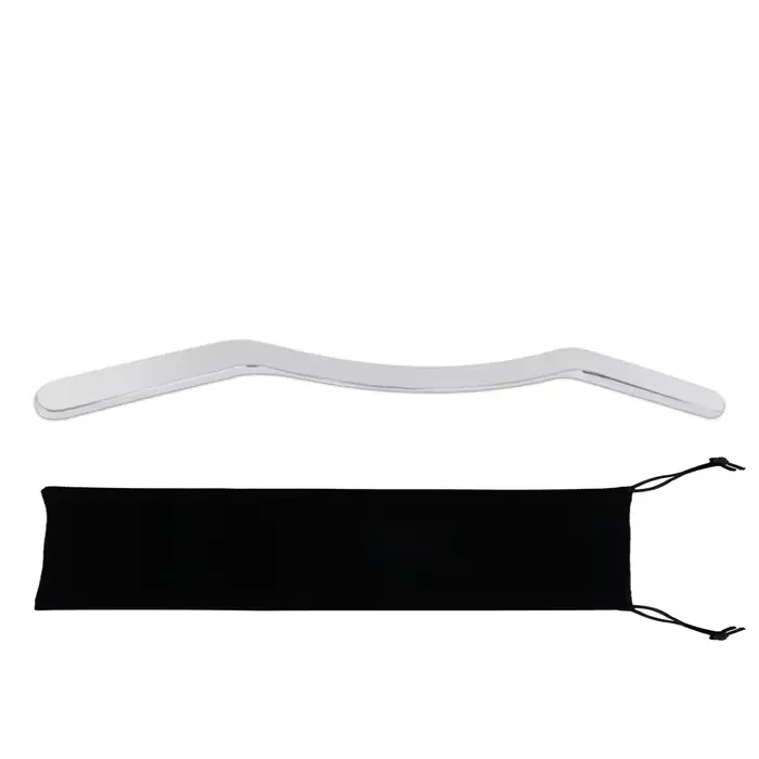 Outil de Massage de grattage Gua Sha en acier inoxydable