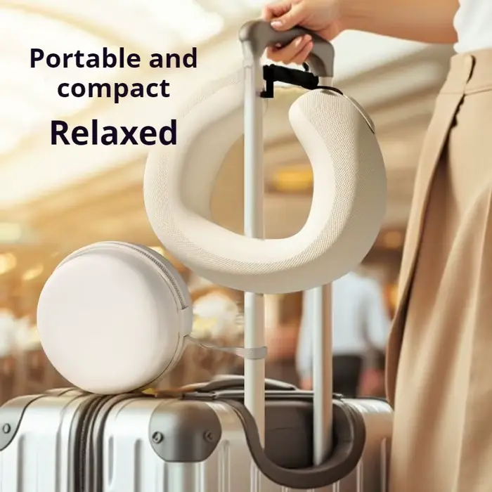 Coussin de cou en mousse à mémoire de forme en forme de U, oreiller de voyage doux pour soins de santé, oreiller cervical pour avion