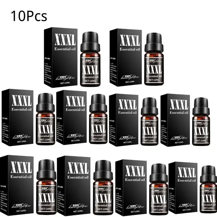 3/5/10 flacons de 10 ml d'huile essentielle pour massage intime masculin