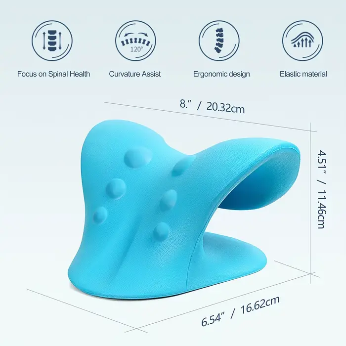 Dispositif de traction cervicale en forme de C