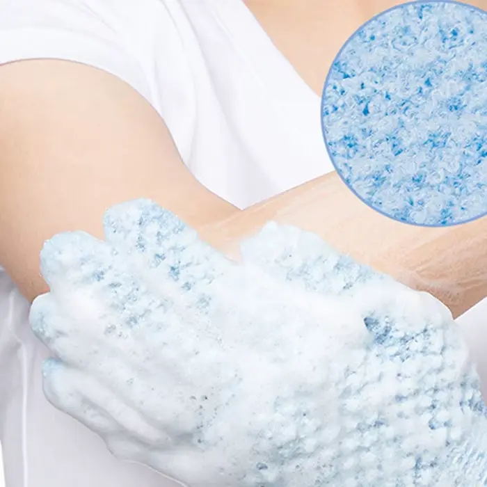 2 pièces gants de bain Peeling