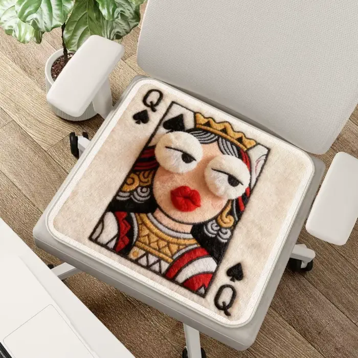 Coussin de tabouret doux et épais, décoratif, antidérapant, pour chaise, carré, confortable, tapis d