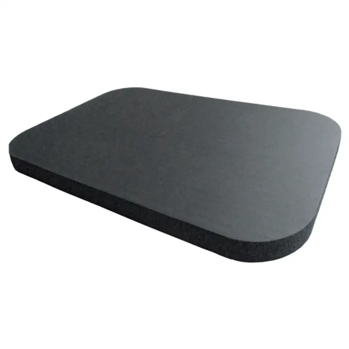 Coussin de protection noir pour genoux en éponge, idéal pour le yoga, l'exercice, le jardinage et le