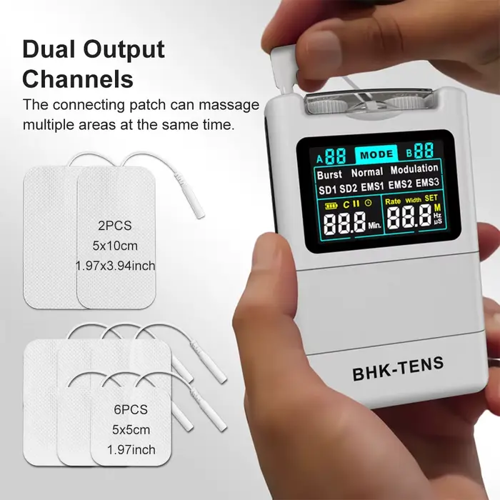 Appareil TENS EMS pour la thérapie musculaire