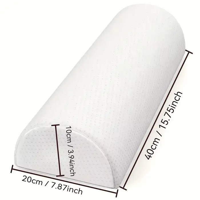 Coussin de soutien en mousse à mémoire de forme demi-lune multifonctionnel pour les jambes