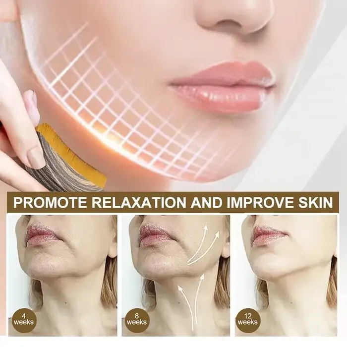La brosse de massage pour le visage et le corps