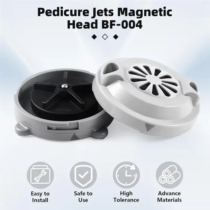 LURACO Jet Motor pédicure spa baignoires tête de Jet magnétique avec couvercle d'hélice 4 broches