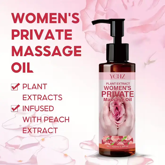 Huile de massage intime pour femmes - Parfum longue durée