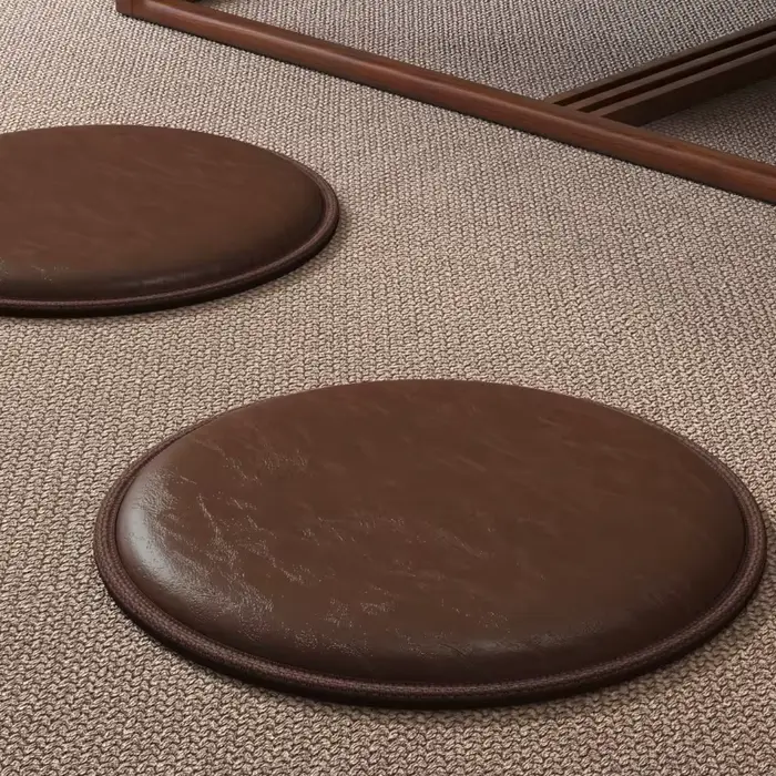 Coussin à mémoire de forme rond de style japonais professionnel de qualité supérieure