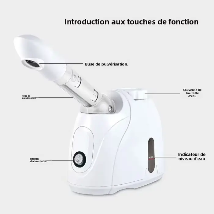 360 ° Vaporisateur facial rotatif à vapeur chaude
